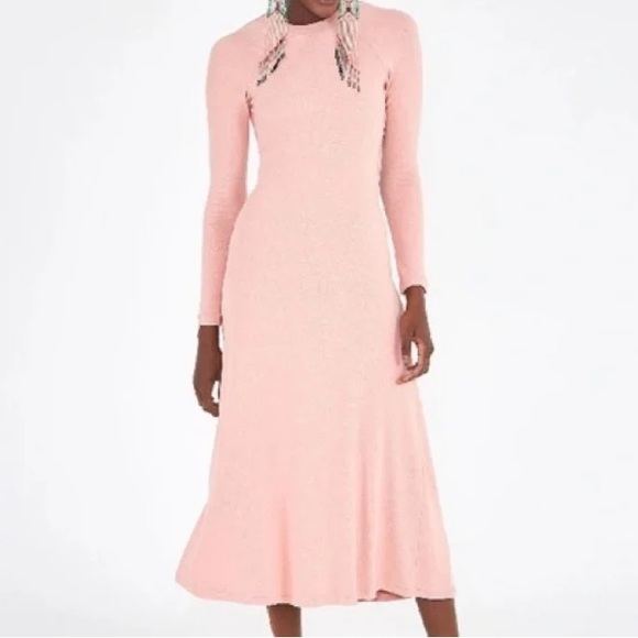 NWOT Farm Rio Open Back Midi Dress - Picture 2 of 9